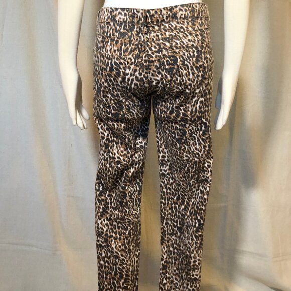 Forever 21 Leopard Print Skinny Jeans 28 - Picture 6 of 7